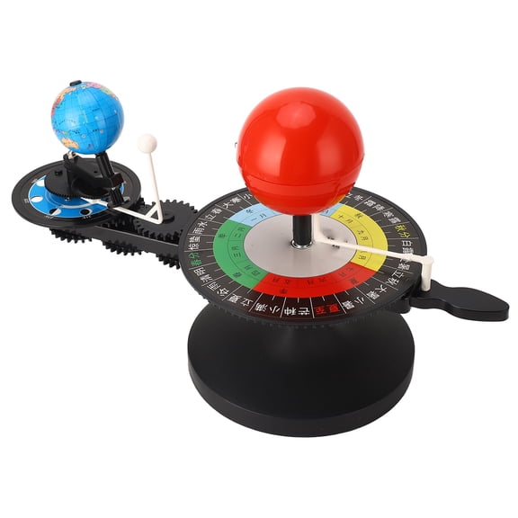 ZHUOPAI Solar System Model Sun Earth Moon Orbital Astronomy Education Science Kit (8.3 x 7.9 x 7.9 inches / 21.0 x 20.0 x 20.0 cm)
