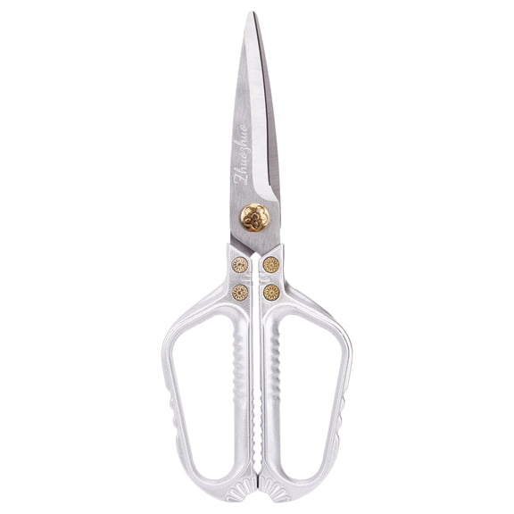ZHUOZHUO Heavy Duty Kitchen Scissors, 8.5-Inch Multipurpose 420 Stainless Steel Food Shears with Reinforced Pivot and Non-Slip Wide Grip Handle