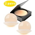 thumbnail image 1 of ZHUYING 2 Pairs  Nipple Cover -Sticky Adhesive Silicone Nipple Pasties - Reusable Pasty Nipple Covers for Women with Travel Box, 1 of 6
