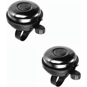 ZHUYING 2 pack Classic Bike Bell, Aluminum Bicycle Bell, Loud Crisp Clear Sound Bicycle Bike Bell for Adults Kids