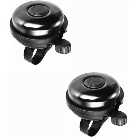ZHUYING 2 pack Classic Bike Bell, Aluminum Bicycle Bell, Loud Crisp Clear Sound Bicycle Bike Bell for Adults Kids