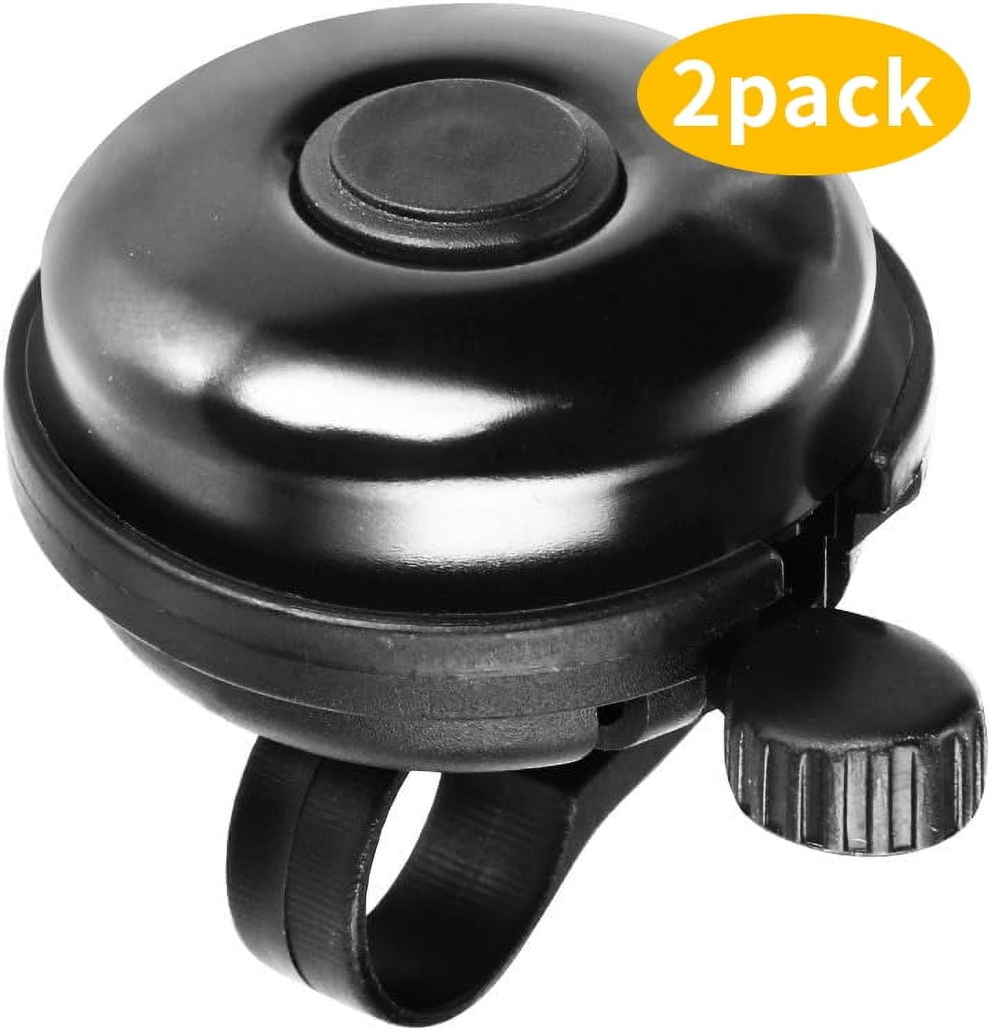 ZHUYING 2 pack Classic Bike Bell, Aluminum Bicycle Bell, Loud Crisp Clear Sound Bicycle Bike Bell for Adults Kids