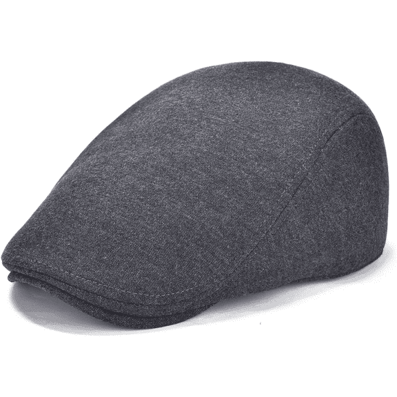 ZHUYING Flat Ivy Gatsby Newsboy Driving Elastic Male Hat, Grey