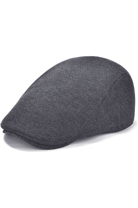 Flat Ivy Gatsby Newsboy Driving Elastic Male Hat, Grey