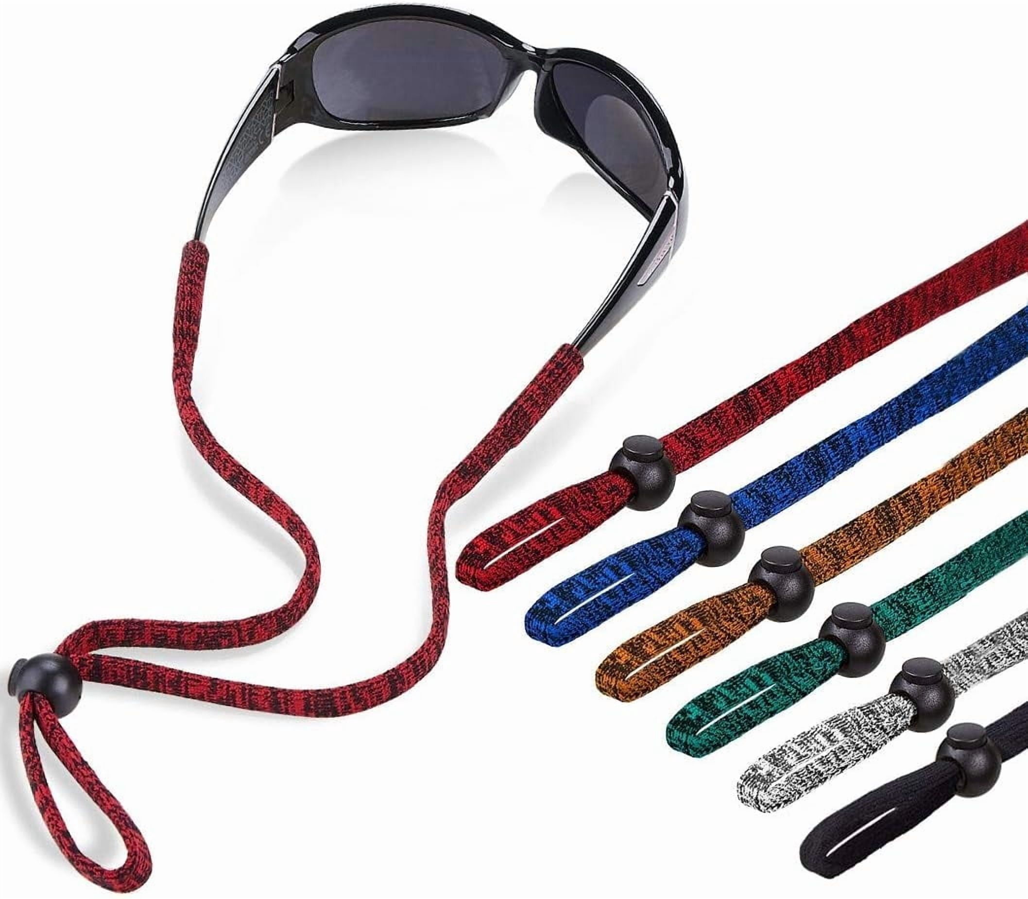 ZHUYING Sports Glasses Strap Adjustable Sunglasses Cord Retainer Safety Eyeglass Lanyard, Pack of 12