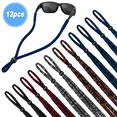thumbnail image 1 of ZHUYING Sports Glasses Strap Adjustable Sunglasses Cord Retainer Safety Eyeglass Lanyard, Pack of 12, 1 of 8