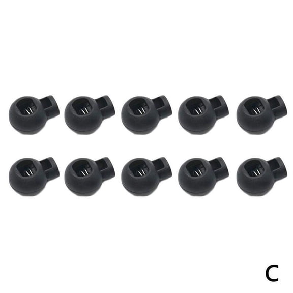 ZHXXCUM 10PCS Shoe Lace Shoelace Buckle Rope Clamp Lock Cord Sports Clip Stopper