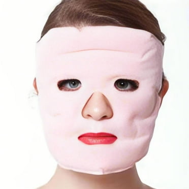 ZHXXCUM Ice Heat Gel Mask Tourmaline With Acupoint Massage Magnets Face Hot Cold Mask