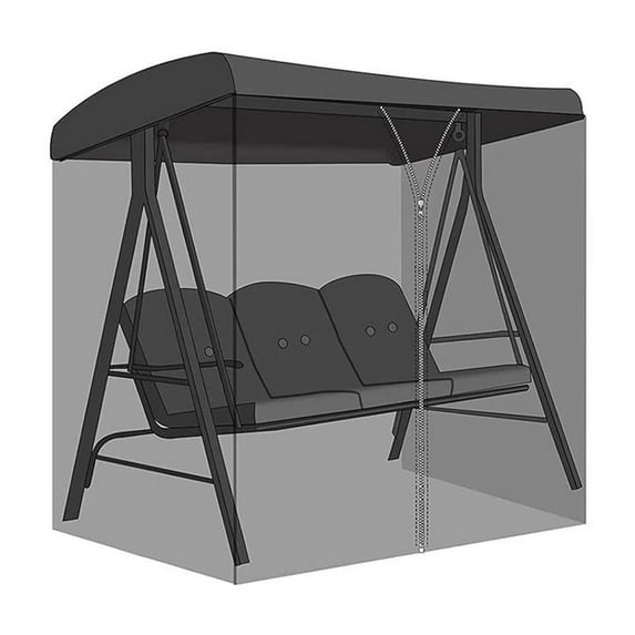 ZHXXCUM Mosquito Netting for Patio Porch Swing Net Outdoor Mesh Screen with Zipper Te