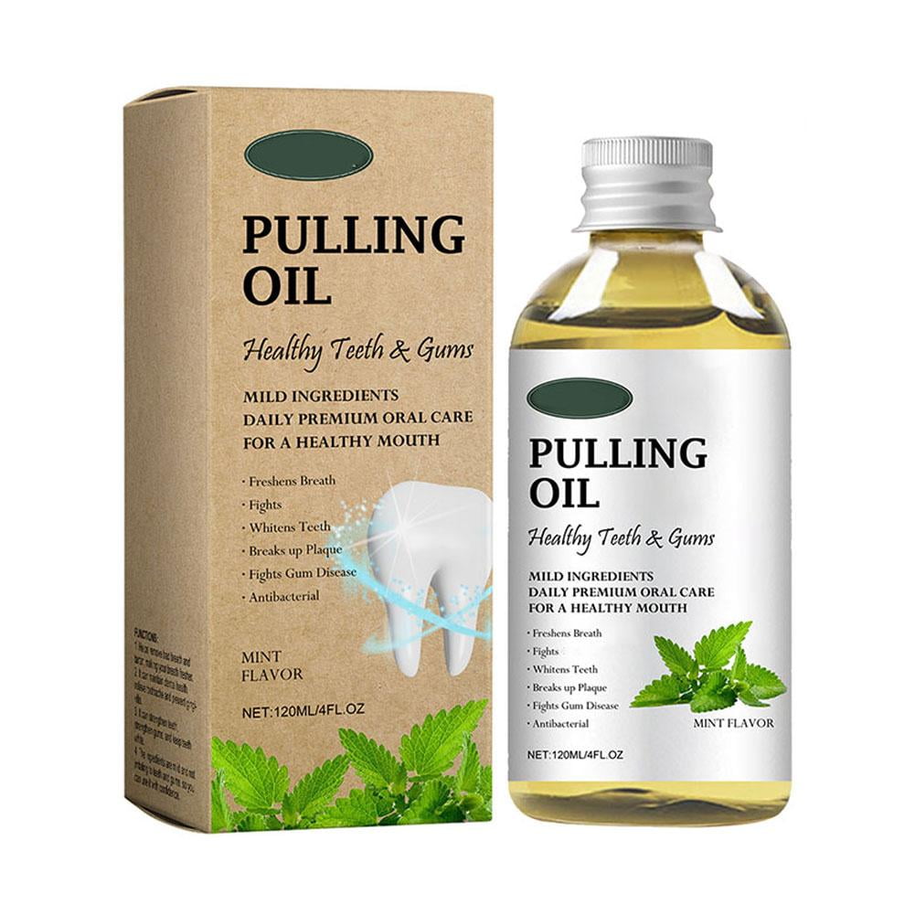 ZHXXCUM Pulling Oil Mouthwash with Coconut Peppermint Oils Mint Flavor 100ml