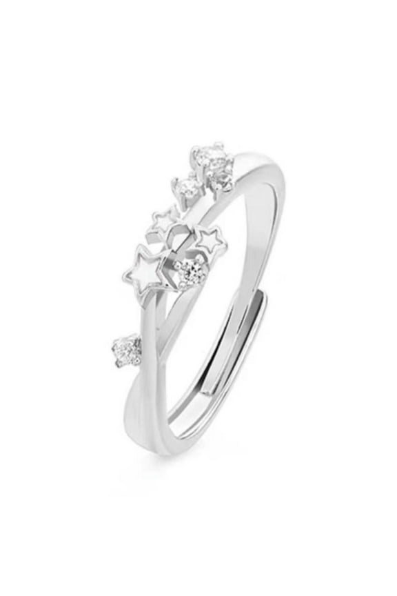 Rings Starry Night Couple Night Glow Rings Elegant Ringsy M8D1 Exquisite