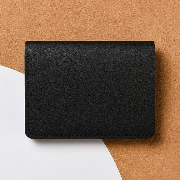 ZHXXCUM Small Wallet Bifold Leather Short Wallet Mini Purse Card Case Holder PU Purse