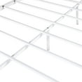 White Heavy Duty TwinOverFull Metal Bunk Bed with Enhanced Upper