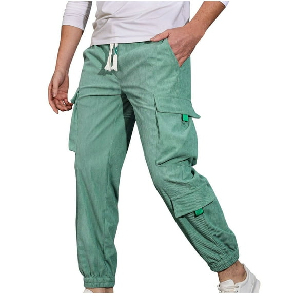 ZHYou Cargo Pants For Men Leisure Stylish Loose Multi Packets Outdoor Sport Pants