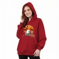 thumbnail image 1 of ZHYou Halloween Sweatshirts For Women Stylish Pumpkin Skull Printed Long Sleeve Drawstring Hoodie Sweatshirt Fall Winter, 1 of 5