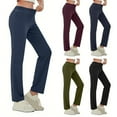 thumbnail image 1 of ZHYou Womens Jeans,Classic Fit,Pull On Stretchy High Waisted Stright Leg Denim Pants with Pockets,Blue,Size S, 1 of 9