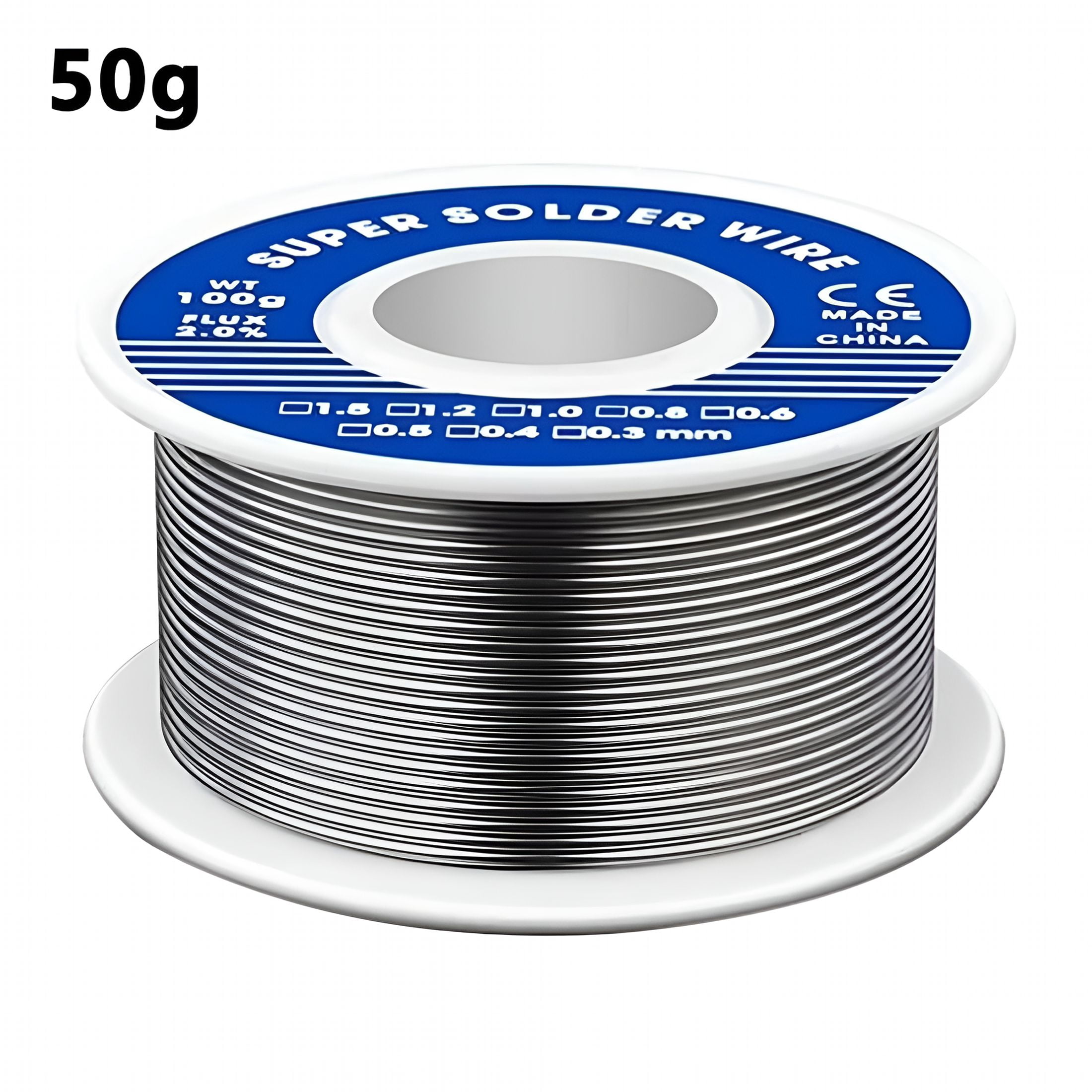 ZHZFKQ 2026 New 0.8Mm Lead-Free Solder Wire-Low Melting Point(183C-245C)-No Flux Required-Great for Electronics&Home Repairs(50G)