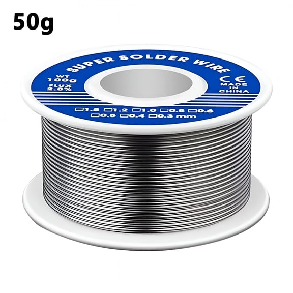 ZHZFKQ 2026 New 0.8Mm Lead-Free Solder Wire-Low Melting Point(183C-245C)-No Flux Required-Great for Electronics&Home Repairs(50G)