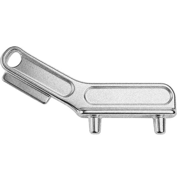 ZHZFKQ 1 Pack Boat Gas Cap Key, 304 Stainless Steel Boat Key Tool for Deck Fill & Water Cap, Marine Rv Fuel Cap Wrench, Corrosion-Resistant Boat Tools, Silver