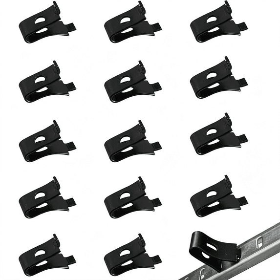 ZHZFKQ 14 Pcs Shelf Clips Adjustable Brackets Fits 255 256 Pilaster ...