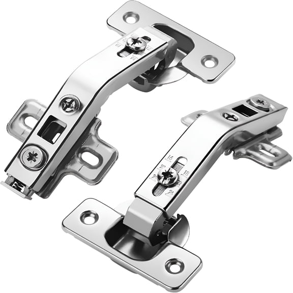 ZHZFKQ 2 Pack 1 Pairs 135 Lazy Susan Hinge,Full Overlay Concealed for Corner Kitchen Cabinet Replacement Hardware,Cupboard Folded,Folden Door