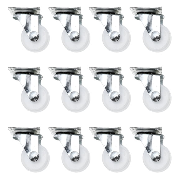 ZHZFKQ 2026 New 12Pcs Heavy Duty Cabinet Wheels for Furniture Dolly Trolley for Furniture,Moving Carts,Dollies,Storage,Home Use,Office Furniture.