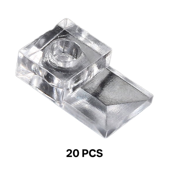 ZHZFKQ 2026 New 20Pcs Mirror Clips Hardware Pins Gutter Light Clips for Glass Mirror Picture Frame Window