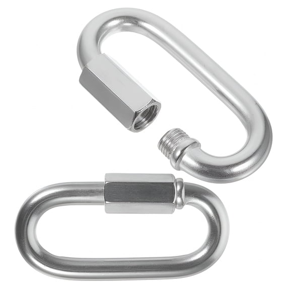 ZHZFKQ 2026 New 2Pcs Heavy Duty Carabiner Clips Sp Snaps Hooks Heavy Duty Sp Hooks for Keys Carabiner Locking Heavy Duty Carabiner Climbing Carabiner (M5)
