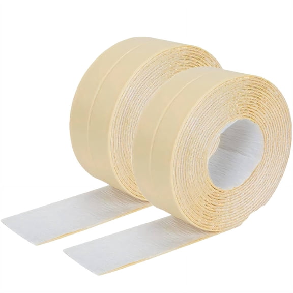 ZHZFKQ 2026 New 2Pcs Sealing Strip Moisture&Mold Protection Door Weather Stripping Wind&Dustproof Weather Strip Door Seal for Home Office Garage Beige