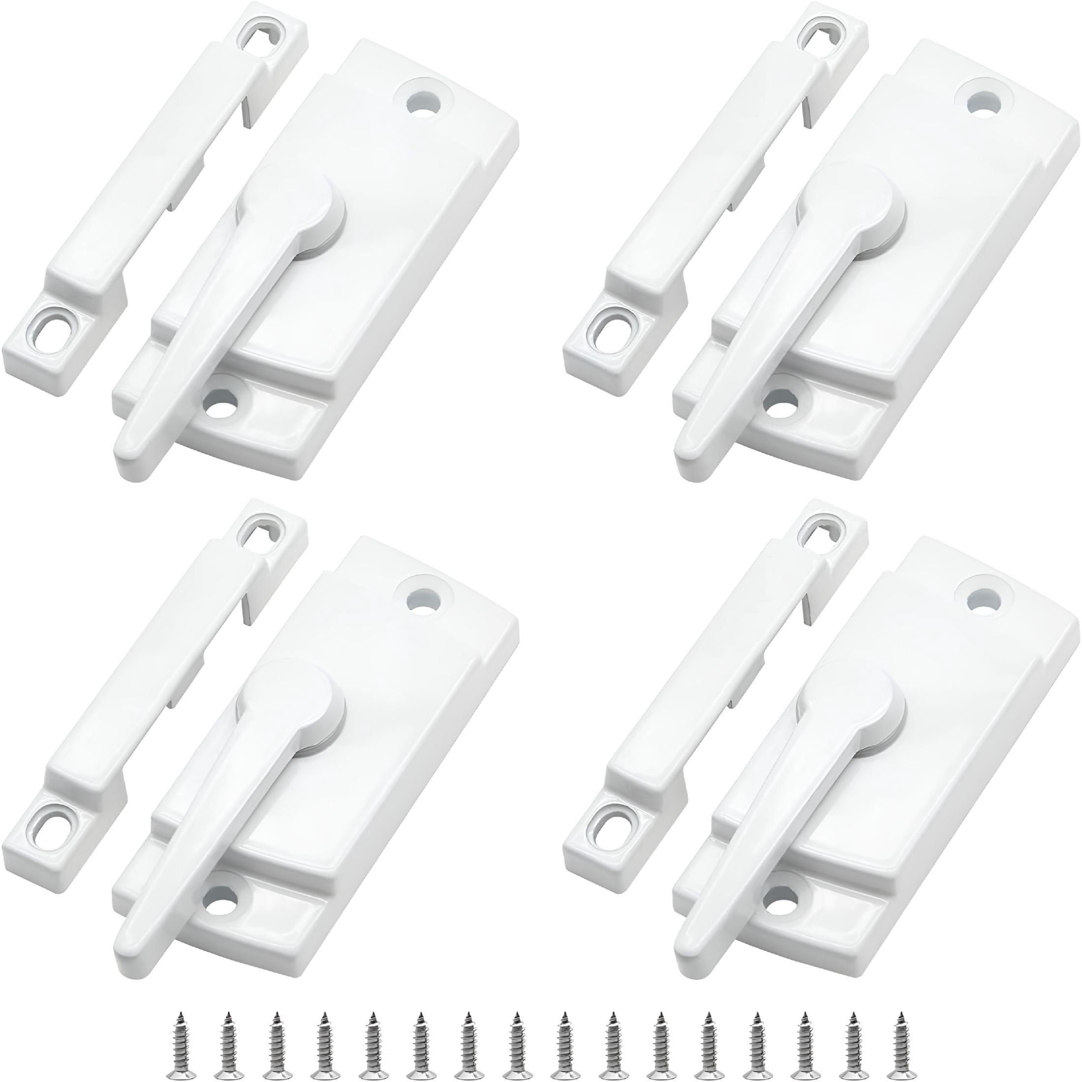 Talon Window Locks ZHZFKQ 2026 New 4 Pack Cam Action Window Sash Locks for Double Hung ...
