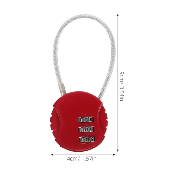 ZHZFKQ 2026 New Cable Lock with Combination Code Cable Lock for Cabinet Locks Zinc Alloy Padlock for Gym Locker Lock Pad Locks for Locker, Cabinet, Backpack, Toolbox, Suitcase