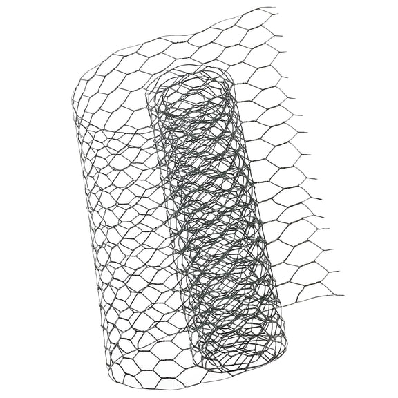 ZHZFKQ 2026 New Chicken Wire 1 Roll Metal Chicken Wire Net Poultry Wire Netting Chicken Netting Hexagonal Metal Mesh | for Garden, Farm, Yard 39.37"X3.94"X0.04"
