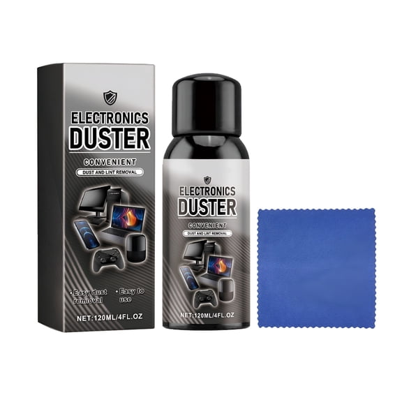 ZHZFKQ 2026 New Compressed Gas Duster,Electronic Equipment Dust Removal Spray,Electronic Dust Remover,Powerful Dust Removal Quickly Dust and Lint From Electronic Devices