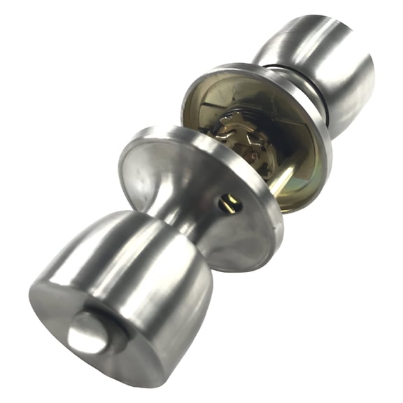 ZHZFKQ 2026 New Door Lock,Door Handle with Key,Emergency Release Hole Door Knob with Lock for Rvs and Mobile Homes