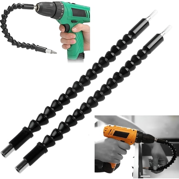 ZHZFKQ 2026 New Flexible Extension Metal Drill Bit, 2 Pieces for Home Repair, Diy Projects, Automotive Repair, Drilling in Tight Spaces, Precision Work.