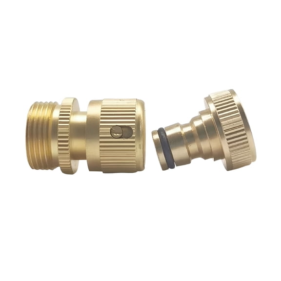 ZHZFKQ 2026 New Garden Hose Adapters and Fittings Garden Hose Extender Quick Connector Hose Garden Water Solid Garden Hose Connect Brass Fitting Patio & Garden