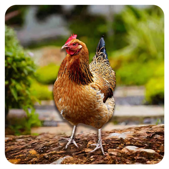 ZHZFKQ 2026 New Garden Statues,Acrylic Hen Sculpture Yard Art,Plant Harmony Statues Outdoor Garden Decor,Style2 for Garden,Yard,Lawn,Patio,Backyard