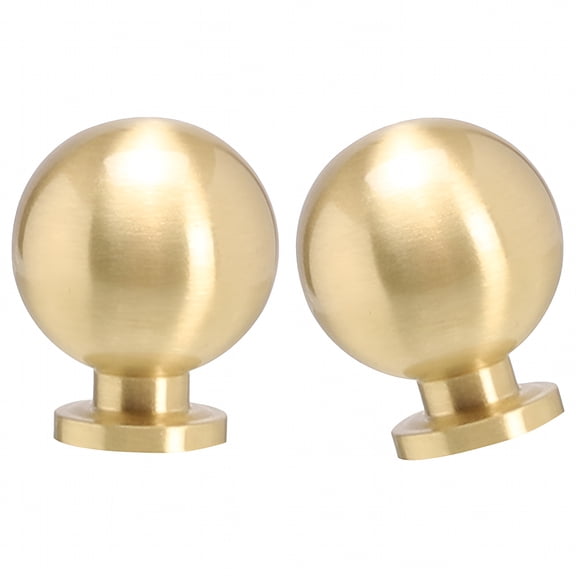 ZHZFKQ 2026 New Gold Knobs for Dresser Drawers Ball Handle Cabinet Door Brass Modern Pulls Dressing Table 2 Pcs