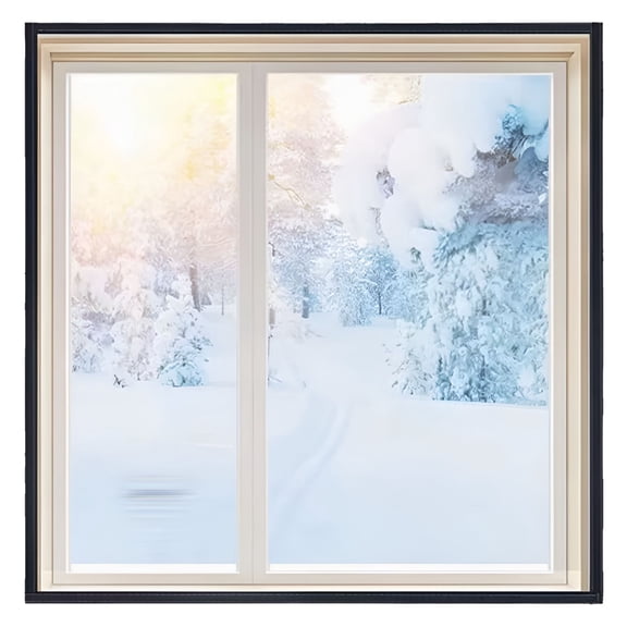 ZHZFKQ 2026 New Heavy Duty Window Insulation Kit 50In X 50In to Keep Cold Out in Winter, Reusable Transparent Window Film, Easy Open for Ventilation for Window, Home, Office, Apartment, Cabin