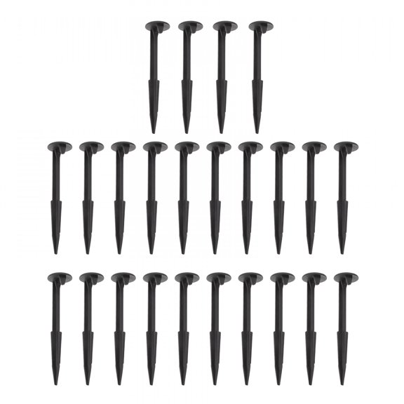 ZHZFKQ 2026 New Inflatable Stakes 24Pc Tent Stake Canopy Camping Ground Anchor Pegs for Camping,Hiking,Outdoor,Black,5.71"X1.26"X1.26"