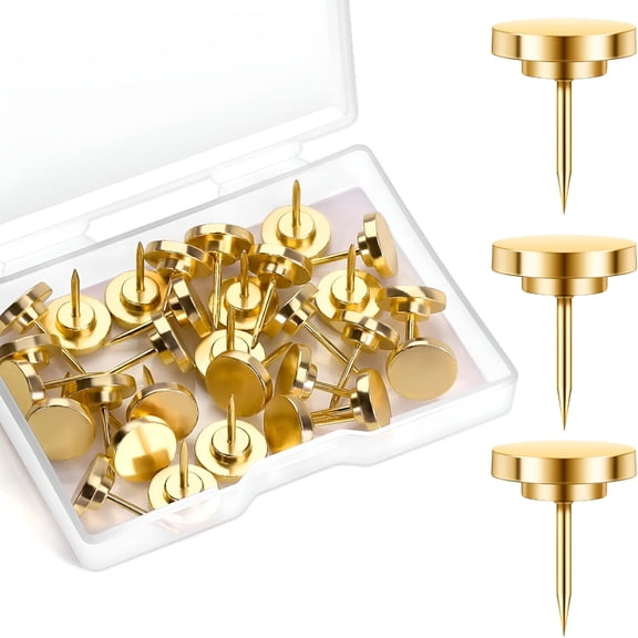 ZHZFKQ 2026 New Push Pins,Metal Thumb Tacks for Wall,Tapestry Hangers,Tacks for Wall,Decorative Thumb Tacks,Push Pins for Bulletin Board Picture Hanging Nails