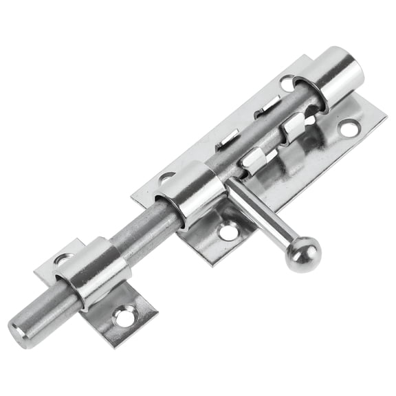 ZHZFKQ 2026 New Slide Latch Door Lock Bolt for Home Security Break Resistance 4.76X2.16X0.83In 1Set for Doors,Gates,Cabinets,Sheds,Lockers,Storage Rooms
