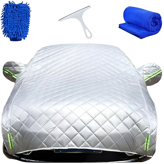 ZHZFKQ 2026 Newupgraded Hail Protector Car Cover,Car Cover Hail Protection Padded,Vehicle Hail Blanket,Durable All-Weather Protection for Sedan,Suv,Mpv&Hatchback(Sedan)