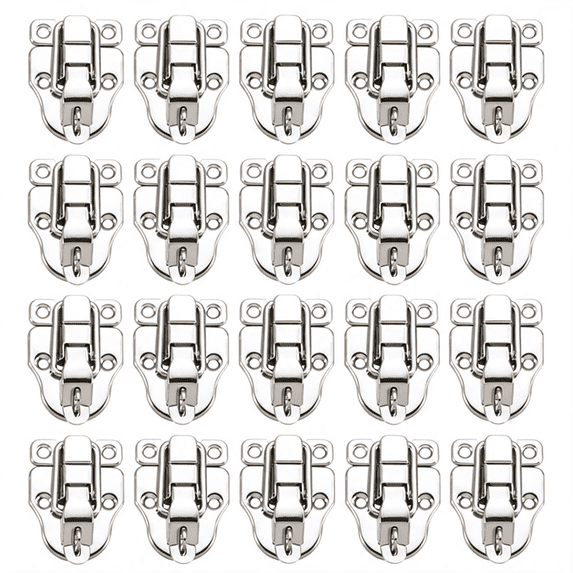 ZHZFKQ 20Pack Metal Duckbilled Box Hasp Lock Toggle Latch Catch for ...