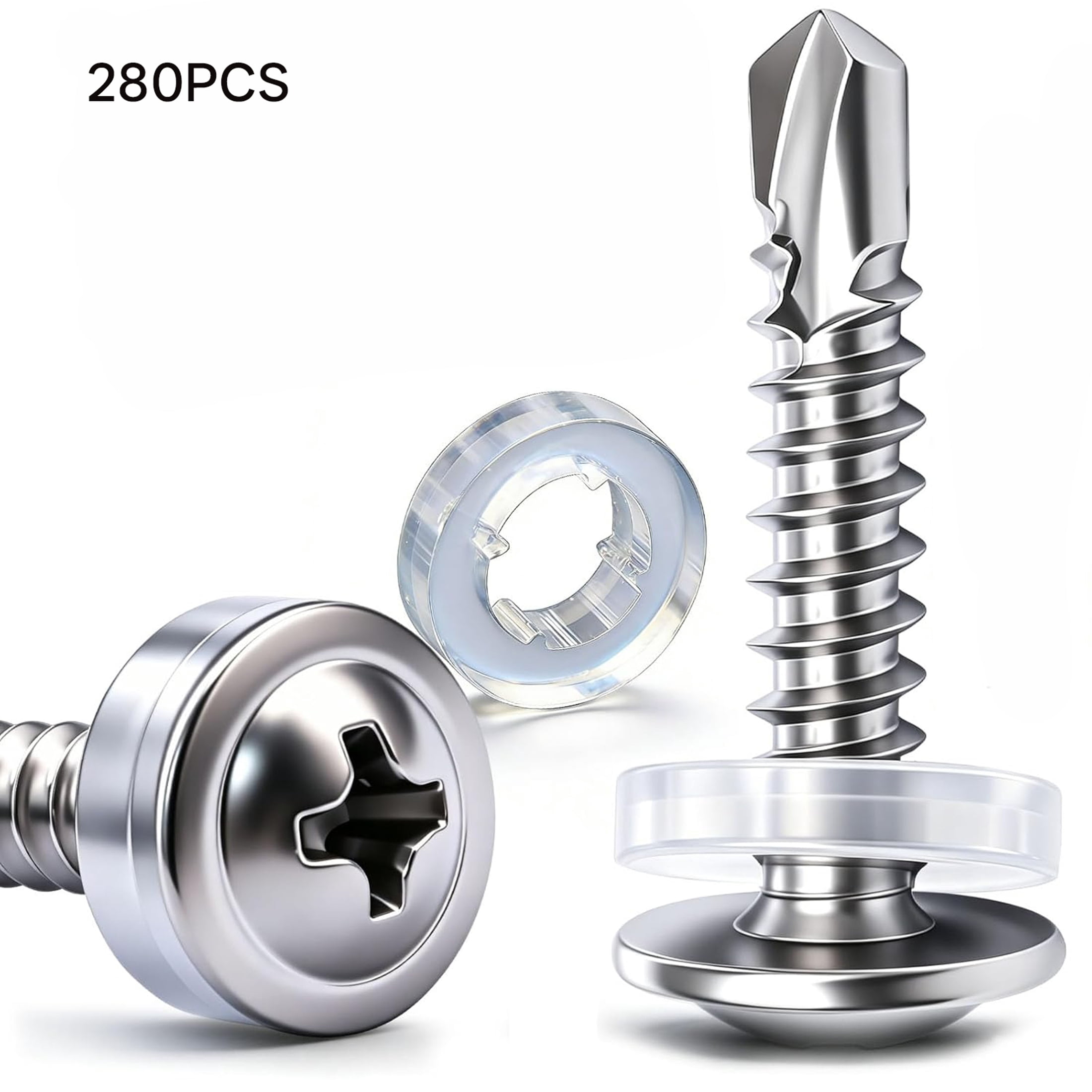 ZHZFKQ 280Pcs #8×3/4