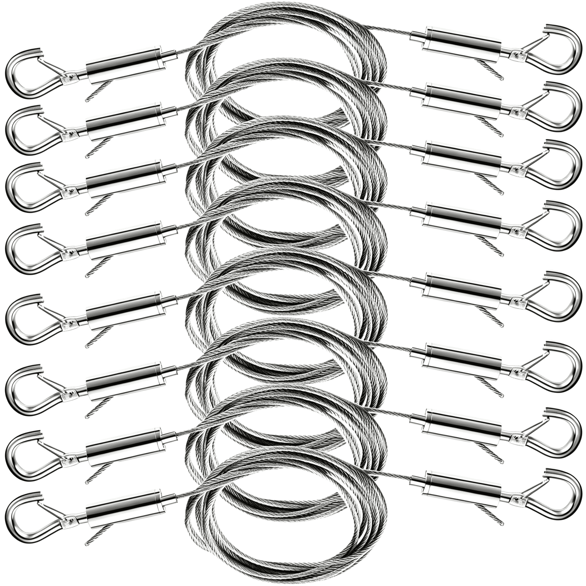 ZHZFKQ 2Pcs Adjustable Picture Hanging Wire Kit,Mirror Frame Hanging ...