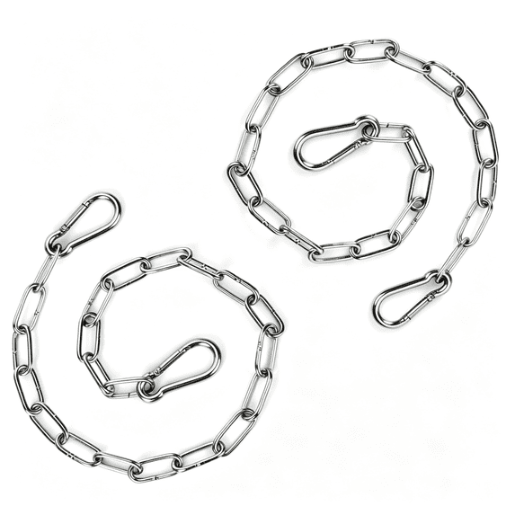 ZHZFKQ 2Pcs Stainless Steel Gate Chain Lock-24