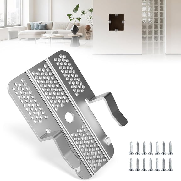 ZHZFKQ 32 Pack Drywall Repair Clips,Easy Install Drywall Clip 1/2 Inch,Professional Hole Repair Patch Kit for Wall and Sheetrock, Strong Metal Backing Clips with Screws for Home Improvement