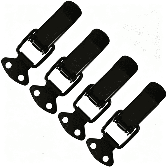 ZHZFKQ 4 Pack Matte Black Spring Loaded Toggle Case Box Chest Trunk ...