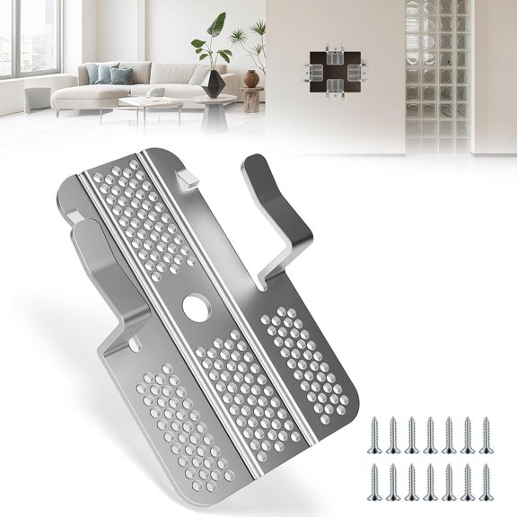 ZHZFKQ 52 Pack Drywall Repair Clips,Easy Install Drywall Clip 1/2 Inch,Professional Hole Repair Patch Kit for Wall and Sheetrock, Strong Metal Backing Clips with Screws for Home Improvement